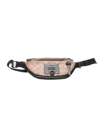 Pre-owned Coach Leather Belt Bag In Multi