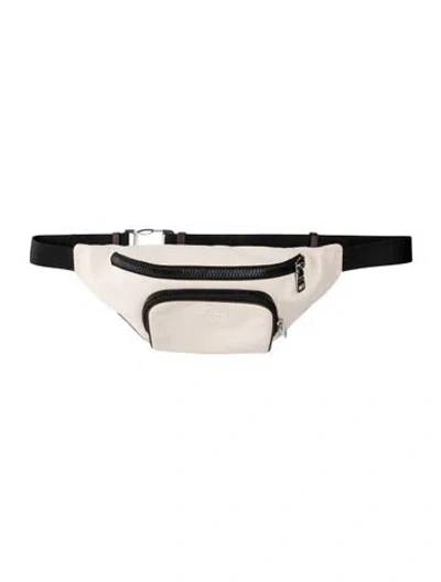 Pre-owned Coach Leather Belt Bag In Neutral