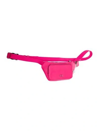 Pre-owned Coach Leather Belt Bag In Pink