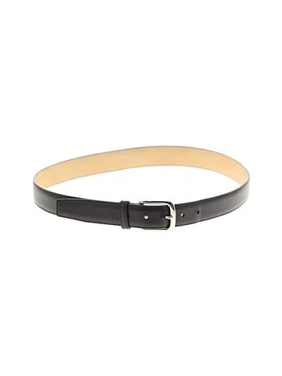 Pre-owned Coach Leather Belt In Black