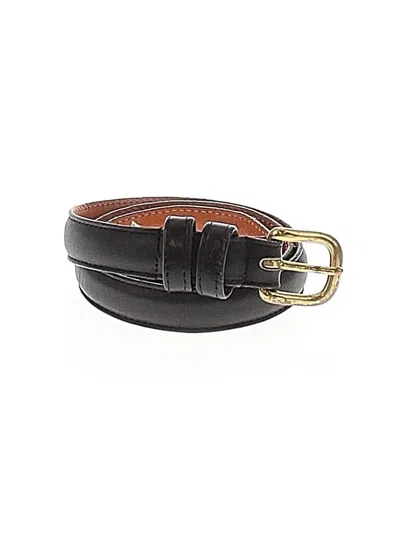 Pre-owned Coach Leather Belt In Black