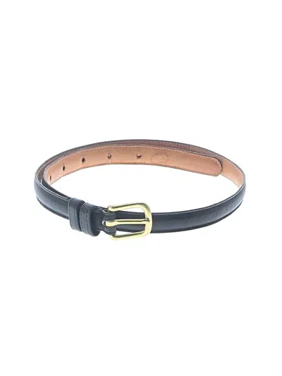 Pre-owned Coach Leather Belt In Black