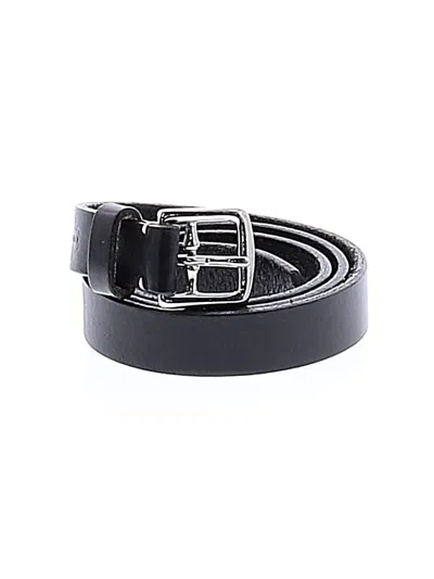 Pre-owned Coach Leather Belt In Black