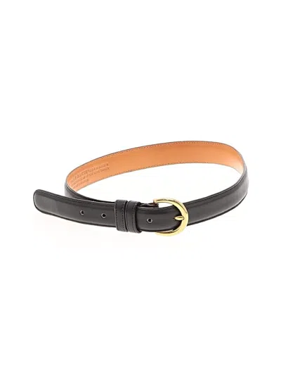 Pre-owned Coach Leather Belt In Black