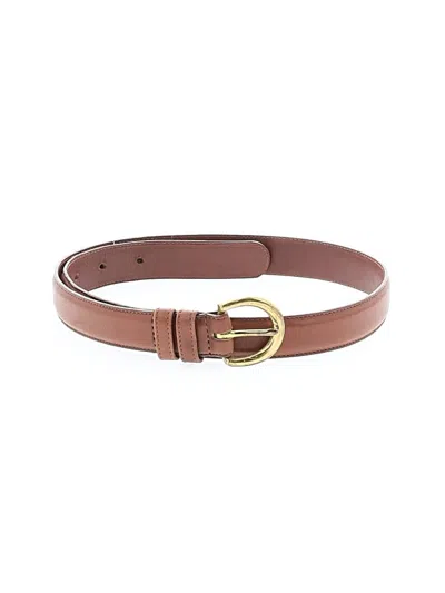 Pre-owned Coach Leather Belt In Brown
