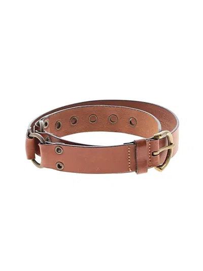 Pre-owned Coach Leather Belt In Brown