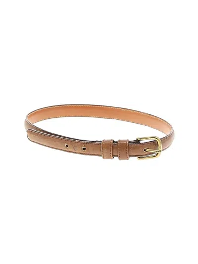 Pre-owned Coach Leather Belt In Brown