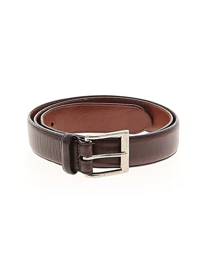 Pre-owned Coach Leather Belt In Brown