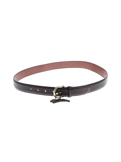 Pre-owned Coach Leather Belt In Brown