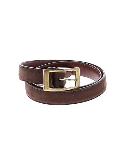 Pre-owned Coach Leather Belt In Brown