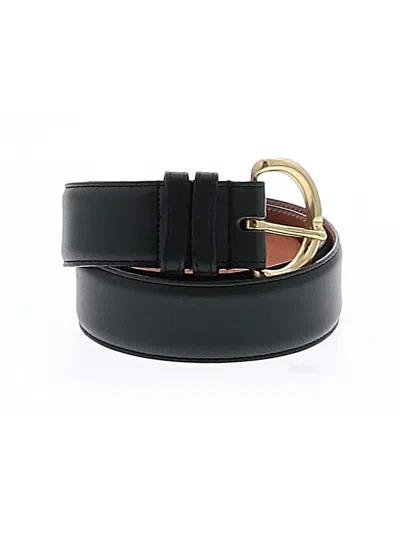 Pre-owned Coach Leather Belt In Green