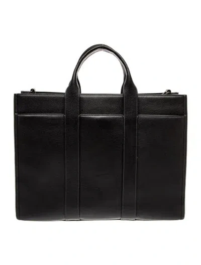 Pre-owned Coach Leather Briefcase In Black