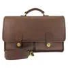 Coach Leather Briefcase In Pattern