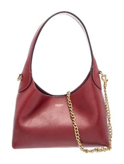 Pre-owned Coach Leather Brooklyn 23 In Red