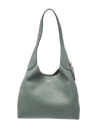 Pre-owned Coach Leather Brooklyn 28 In Green
