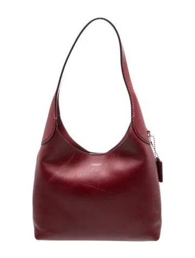 Pre-owned Coach Leather Brooklyn 28 In Red