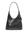 Coach Leather Brooklyn 28 Shoulder Bag In Black