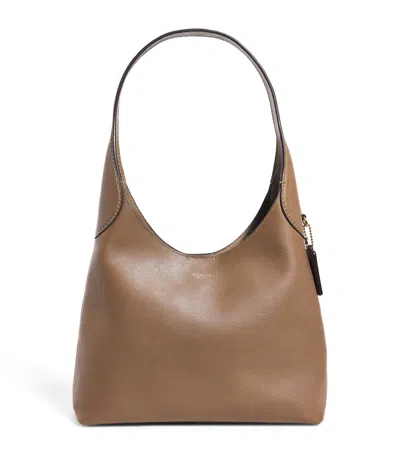 Coach Leather Brooklyn 39 Shoulder Bag In Brown