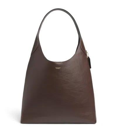 Coach Leather Brooklyn 39 Shoulder Bag In Brown
