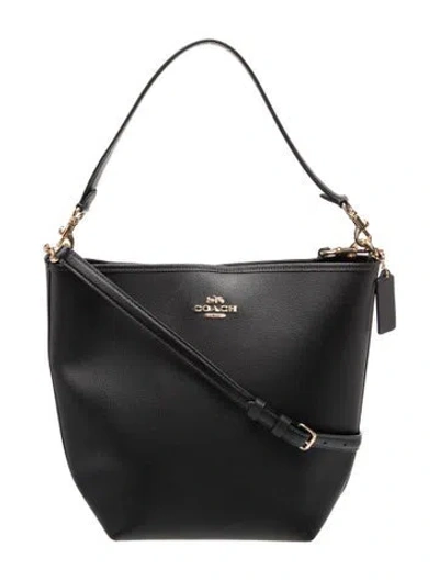 Pre-owned Coach Leather Bucket Bag In Black