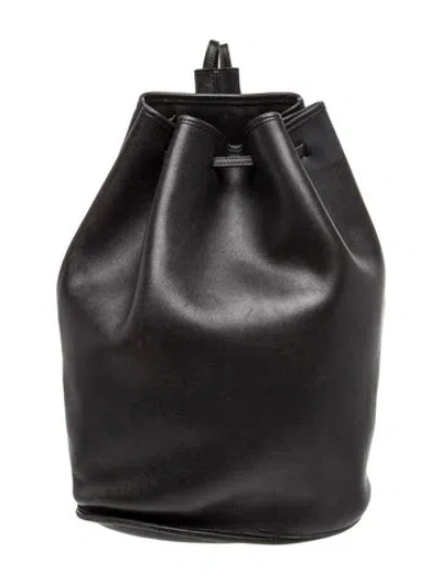 Pre-owned Coach Leather Bucket Bag In Black