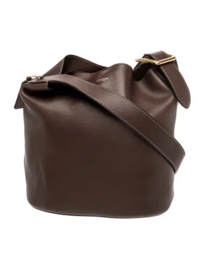 Pre-owned Coach Leather Bucket Bag In Brown