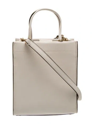 Pre-owned Coach Leather Bucket Bag In Neutral