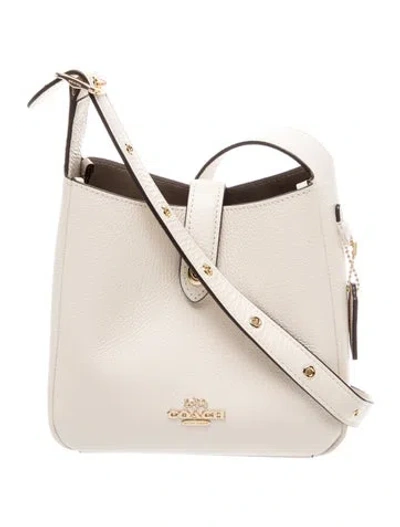 Pre-owned Coach Leather Bucket Bag In Neutral