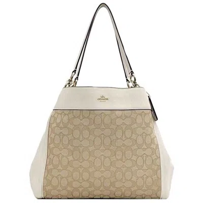 Pre-owned Coach Leather Canvas Tote Bag ()