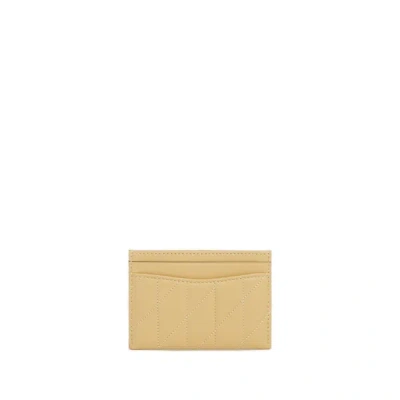 Coach Leather Card Holder In Neutral