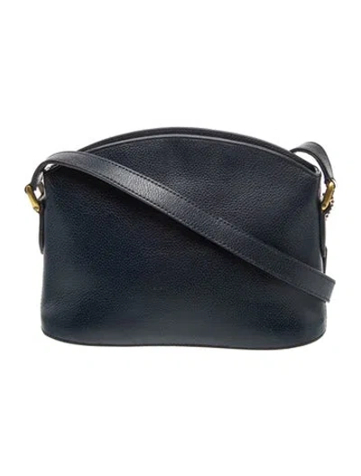 Pre-owned Coach Leather Chapin Vintage In Blue