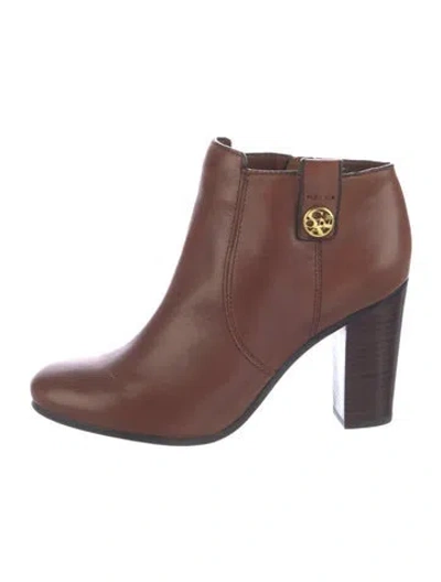 Pre-owned Coach Leather Chelsea Boots In Brown