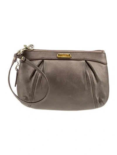 Pre-owned Coach Leather Clutch