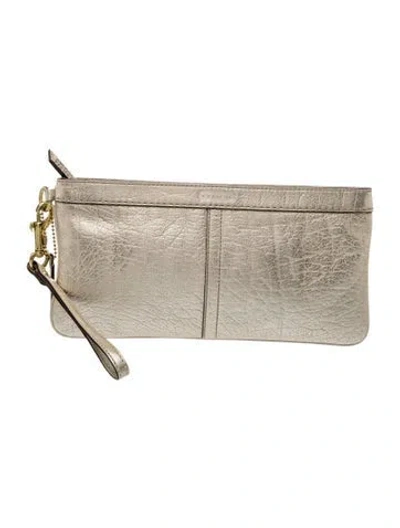 Pre-owned Coach Leather Clutch