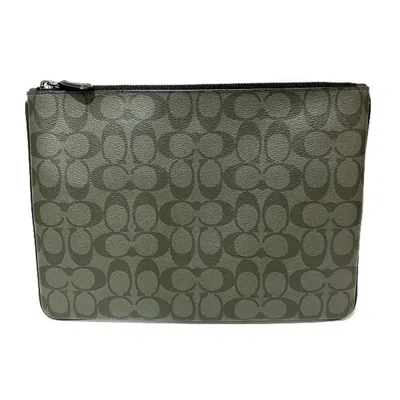 Pre-owned Coach Leather Clutch Bag () In Multi