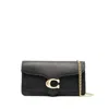 Coach Tabby Chain Leather Clutch