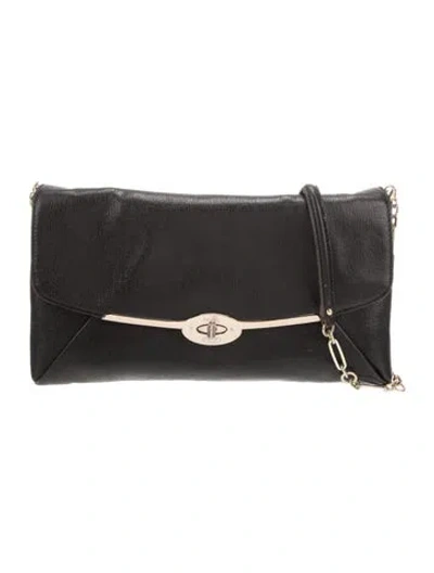 Pre-owned Coach Leather Clutch In Black