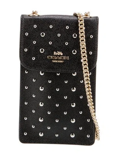 Pre-owned Coach Leather Clutch In Black