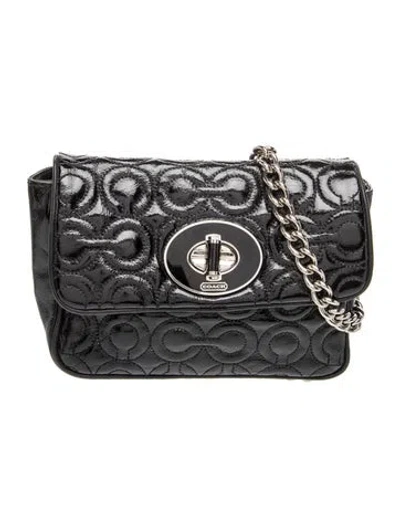 Pre-owned Coach Leather Clutch In Black