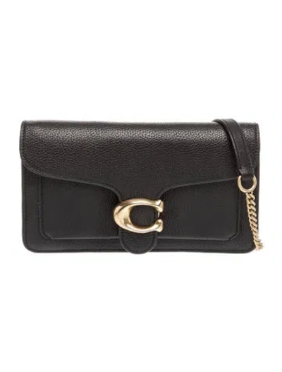 Pre-owned Coach Leather Clutch In Black