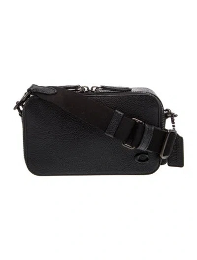 Pre-owned Coach Leather Clutch In Black