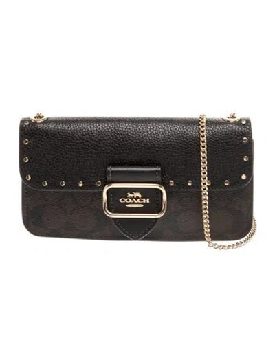 Pre-owned Coach Leather Clutch In Black