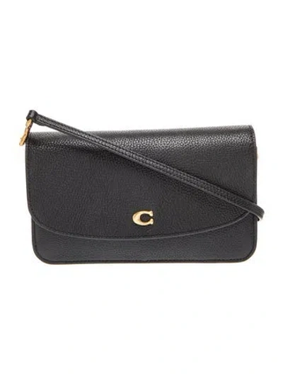 Pre-owned Coach Leather Clutch In Black