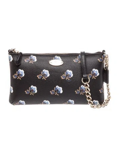 Pre-owned Coach Leather Clutch In Gray