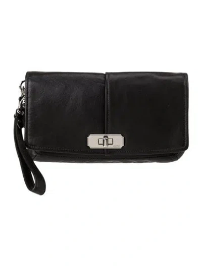 Pre-owned Coach Leather Clutch In Multi