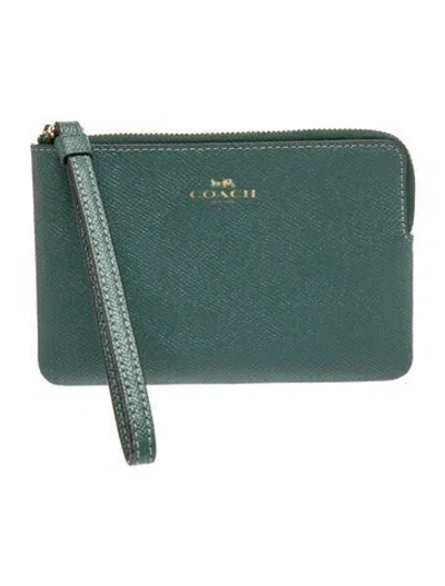 Pre-owned Coach Leather Clutch In Multi