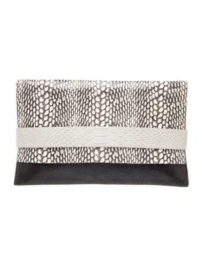 Pre-owned Coach Leather Clutch In Neutral