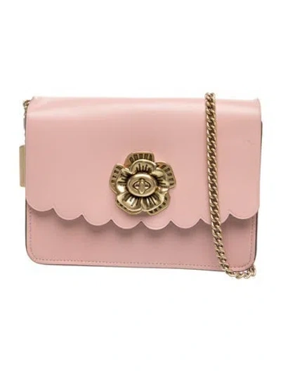 Pre-owned Coach Leather Clutch In Pink