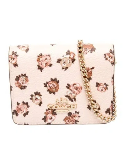 Pre-owned Coach Leather Clutch In Pink