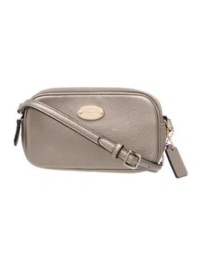 Pre-owned Coach Leather Crossbody Bag In Black
